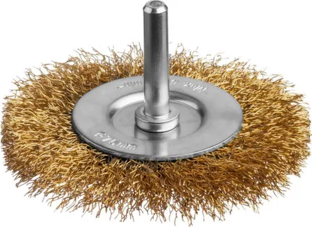 Купить Щетка для дрели 75 мм, "Плоская", Mirax в интернет-магазине Akvilon.kz