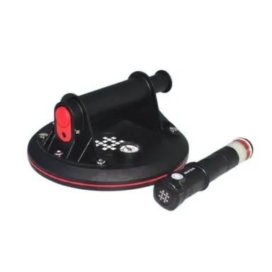 Купить Присоска вакуумная с датчиком давления (манометром) P611+P617, 200 мм, 190 кг, Shijing в интернет-магазине Akvilon.kz