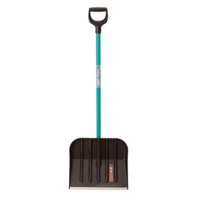 Лопата снегоуборочная широкая 2740, прорезиненный черенок, Sibir в интернет-магазине Akvilon.kz
