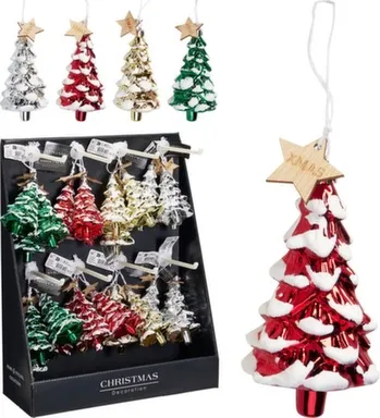 Купить Декорация подвесная Ёлочка, длина 12 см, в ассортименте, Koopman в интернет-магазине Akvilon.kz