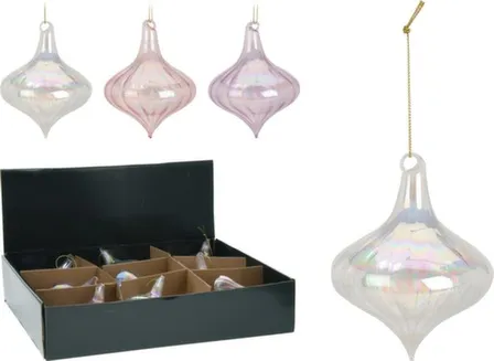 Купить Ёлочное украшение Луковка, 8x10 см, в ассортименте, Koopman в интернет-магазине Akvilon.kz