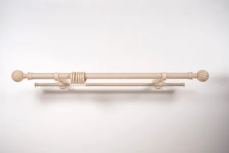 Купить Карниз Эра двухрядный пластик d28мм 280см дуб калифорнийский, Delfa в интернет-магазине Akvilon.kz