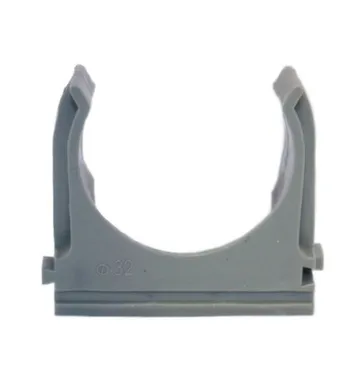 Купить Клипса для крепления труб 32 мм (серый 4 шт), Стройбат в интернет-магазине Akvilon.kz