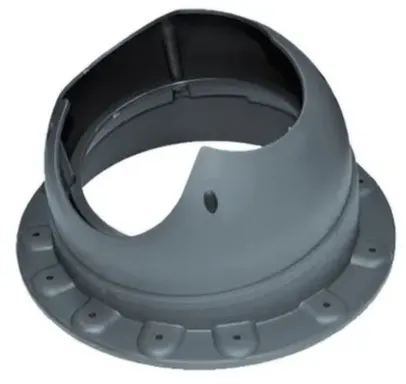 Купить Проходной элемент для канализационной трубы (серый) в интернет-магазине Akvilon.kz