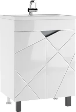 Купить Тумба Vector с умывальником UNIT 60 см, ДОМИНО в интернет-магазине Akvilon.kz