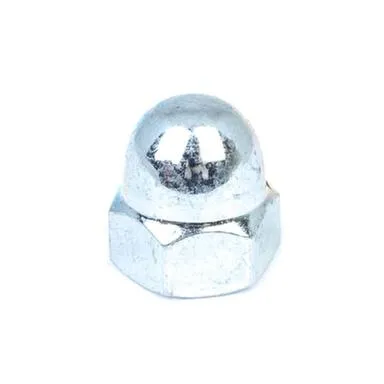 Купить Гайка колпачковая DIN1587, М10, белый цинк, 40 шт, Стройбат в интернет-магазине Akvilon.kz