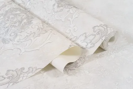 Купить Обои виниловые на флизелиновой основе Рафаэлла, мотив, серый светлый, 1,06x10 м, Артекс в интернет-магазине Akvilon.kz