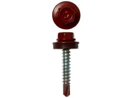 Купить Саморез кровельный 4,8x38 красное вино RAL 3005, MSA в интернет-магазине Akvilon.kz