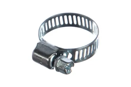 Купить Хомут червячный 1", 13-26 мм, белый цинк, 2 шт, Стройбат в интернет-магазине Akvilon.kz