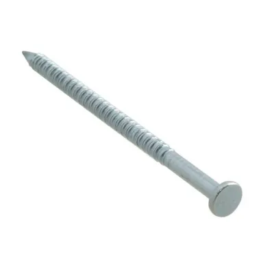 Купить Гвозди ершеные 60 мм, белый цинк, 0,4 кг, Стройбат в интернет-магазине Akvilon.kz