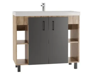 Купить Тумба Craft без ящика, с умывальником Фостер/Mario 100 см, ДОМИНО в интернет-магазине Akvilon.kz