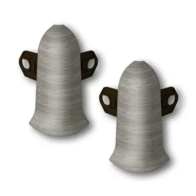 Купить Уголок наружный для плинтуса 296 Орех серый 2 шт, Ideal в интернет-магазине Akvilon.kz