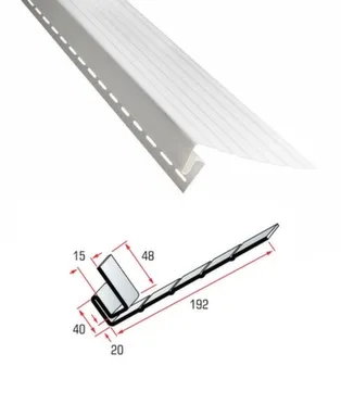 Купить Фаска Альта Профиль 3000 мм белый в интернет-магазине Akvilon.kz