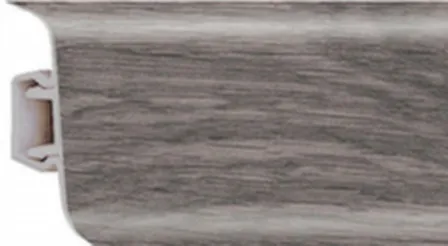 Купить Плинтус напольный ПВХ Rico Leo 56x22x2500 мм Кедр Алтайский в интернет-магазине Akvilon.kz