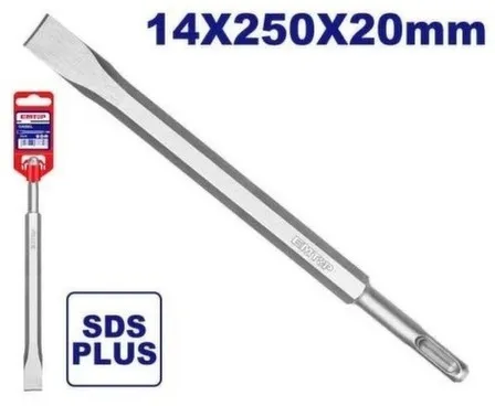 Купить Зубило SDS plus 250 мм плоское, EMTOP в интернет-магазине Akvilon.kz