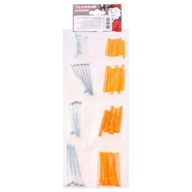 Купить Набор дюбелей с саморезами № 2, 40 шт, Стройбат в интернет-магазине Akvilon.kz