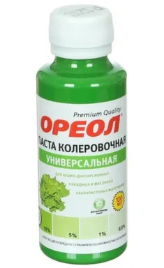 Купить Паста колеровочная 12 салатный, 100 мл, Ореол в интернет-магазине Akvilon.kz Купить Паста колеровочная 12 салатный, 100 мл, Ореол в интернет-магазине Akvilon.kz