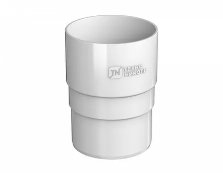 Купить Муфта трубы, ПВХ, белая, Технониколь в интернет-магазине Akvilon.kz