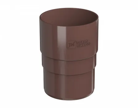 Купить Муфта трубы, ПВХ, коричн. Технониколь в интернет-магазине Akvilon.kz