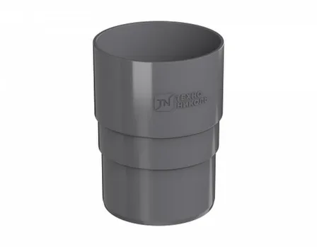 Купить Муфта трубы, ПВХ, серый, Технониколь в интернет-магазине Akvilon.kz