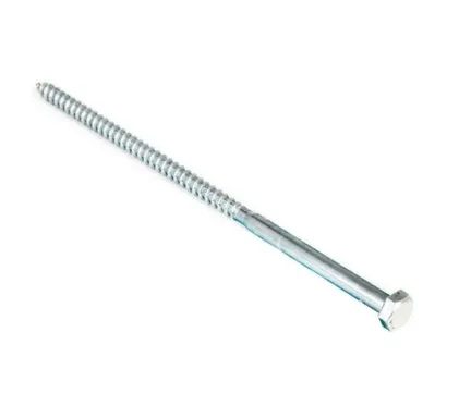 Купить Болт сантехнический DIN 571 8x170 мм, белый цинк, 25 шт, Стройбат в интернет-магазине Akvilon.kz