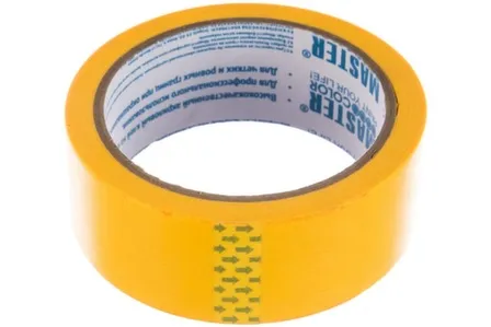 Купить Лента малярная золотистая, рисовая бумага, термостойк. до 100°C, УФ-стойкость до 30 дней, 36 мм х 25 в интернет-магазине Akvilon.kz