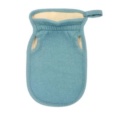 Купить Мочалка Королевский пилинг рукавица двусторонняя на резинке, в асс 3 цвета 13,5x23см, Банные штучки в интернет-магазине Akvilon.kz