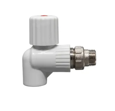 Кран шаровый ПП для радиатора угловой d 20x1/2" НР РВК в интернет-магазине Akvilon.kz