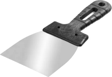 Купить Шпатель нержавеющий, с пластмассовой ручкой, 80 мм, Сибин в интернет-магазине Akvilon.kz
