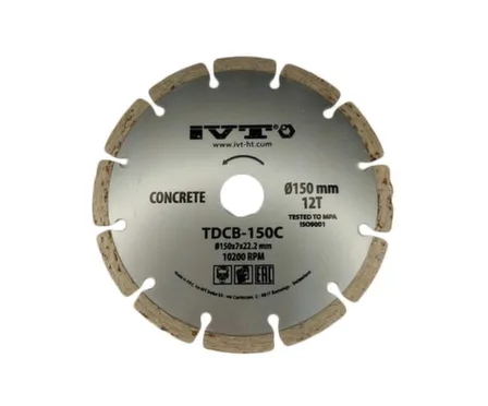 Купить Диск алмазный для УШМ 150 мм по железобетону IVT в интернет-магазине Akvilon.kz