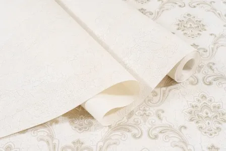 Купить Обои виниловые на флизелиновой основе Ромона, база, бежевый светлый, 1,06x10 м, Артекс в интернет-магазине Akvilon.kz