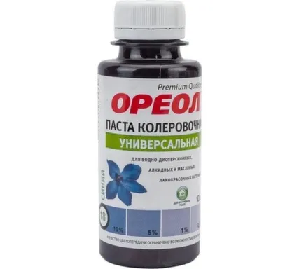Купить Паста колеровочная 18 синий, 100 мл, Ореол в интернет-магазине Akvilon.kz Купить Паста колеровочная 18 синий, 100 мл, Ореол в интернет-магазине Akvilon.kz