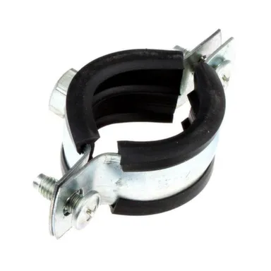 Купить Хомут с винтовым креплением 1", 32-35 мм, белый цинк, 6 шт, Стройбат в интернет-магазине Akvilon.kz