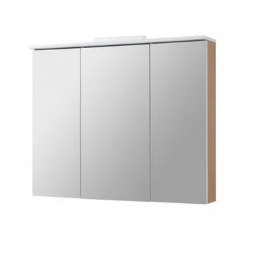 Купить Зеркало Арболь светлый дуб 80 см, Сансервис в интернет-магазине Akvilon.kz