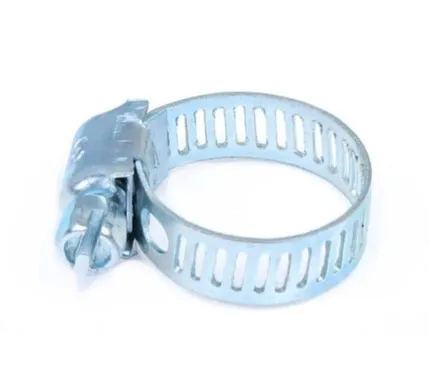 Купить Хомут червячный 7/8", 12-22 мм, белый цинк, 10 шт, Стройбат в интернет-магазине Akvilon.kz