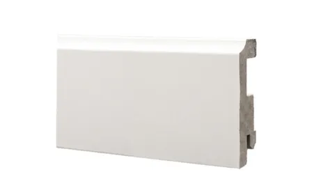 Купить Плинтус напольный МДФ 70x16x2800 мм, белый, Uberture в интернет-магазине Akvilon.kz