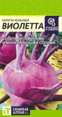 Купить Капуста Кольраби Виолетта, Семена Алтая в интернет-магазине Akvilon.kz Купить Капуста Кольраби Виолетта, Семена Алтая в интернет-магазине Akvilon.kz