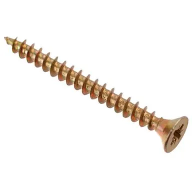 Купить Саморезы универсальные 5x50 мм, желтый цинк, 150 шт, Стройбат в интернет-магазине Akvilon.kz