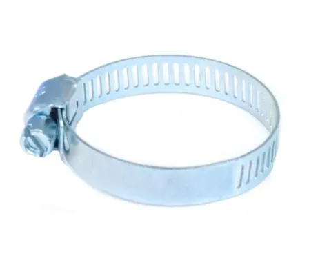 Купить Хомут червячный 1,5", 21-38 мм, белый цинк, 10 шт, Стройбат в интернет-магазине Akvilon.kz