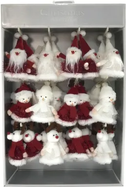 Купить Декорация подвесная Рождественский персонаж, 8x8x14 см, в ассортименте, Koopman в интернет-магазине Akvilon.kz