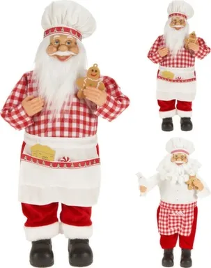 Купить Декорация Санта шеф-повар, 30x18x60 см, в ассортименте, Koopman в интернет-магазине Akvilon.kz
