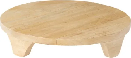 Купить Тарелка декоративная, дерево, 27x27x5 см, Koopman в интернет-магазине Akvilon.kz