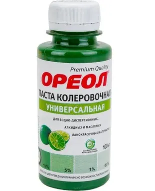 Купить Паста колеровочная 24 зеленый, 100 мл, Ореол в интернет-магазине Akvilon.kz Купить Паста колеровочная 24 зеленый, 100 мл, Ореол в интернет-магазине Akvilon.kz