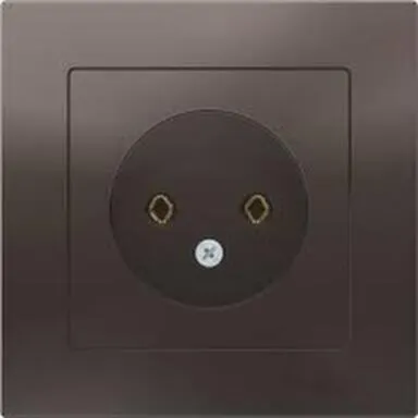 Купить Розетка 1-местная Мокко Schneider Electric Atlas в интернет-магазине Akvilon.kz