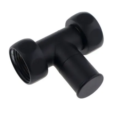 Купить Вентиль для полотенцесушителя 1"х1" (Черный муар), INDIGO в интернет-магазине Akvilon.kz