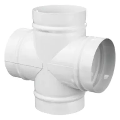 Купить Крестовина стальная d125, белая, Vents в интернет-магазине Akvilon.kz