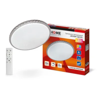 Купить Светильник светодиодный Comfort Mystery 36Вт 230В 3000-6500К 2900лм 400x70мм с пультом ДУ в интернет-магазине Akvilon.kz