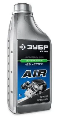 Купить Масло компрессорное минеральное, 1 л, Зубр в интернет-магазине Akvilon.kz