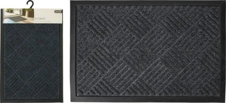 Купить Коврик придверный, черный 60x40 см, "Koopman" в интернет-магазине Akvilon.kz
