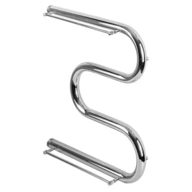 Купить Полотенцесушитель водяной 600x400мм М-образный с полкой, Indigo в интернет-магазине Akvilon.kz